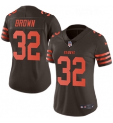 Womens Nike Cleveland Browns 32 Jim Brown Limited Brown Rush Vapor Untouchable NFL Jersey Womens Nike Cleveland Browns 32 Jim Brown Limited Brown Rush Vapor Untouchable NFL Jersey