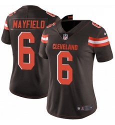 Womens Nike Cleveland Browns 6 Baker Mayfield Brown Team Color Vapor Untouchable Limited Player NFL Jersey Womens Nike Cleveland Browns 6 Baker Mayfield Brown Team Color Vapor Untouchable Limited Player NFL Jersey