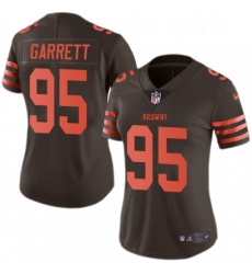 Womens Nike Cleveland Browns 95 Myles Garrett Limited Brown Rush Vapor Untouchable NFL Jersey Womens Nike Cleveland Browns 95 Myles Garrett Limited Brown Rush Vapor Untouchable NFL Jersey