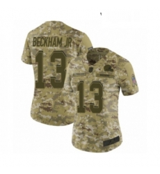 Womens Odell Beckham Jr Limited Camo Nike Jersey NFL Cleveland Browns 13 2018 Salute to Service Womens Odell Beckham Jr Limited Camo Nike Jersey NFL Cleveland Browns 13 2018 Salute to Service