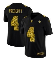Dallas Cowboys 4 Dak Prescott Men Nike Leopard Print Fashion Vapor Limited NFL Jersey Black Dallas Cowboys 4 Dak Prescott Men Nike Leopard Print Fashion Vapor Limited NFL Jersey Black