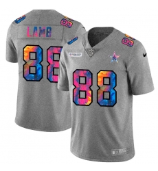 Dallas Cowboys 88 CeeDee Lamb Men Nike Multi Color 2020 NFL Crucial Catch NFL Jersey Greyheather Dallas Cowboys 88 CeeDee Lamb Men Nike Multi Color 2020 NFL Crucial Catch NFL Jersey Greyheather