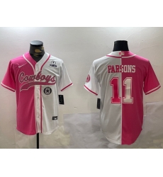 Men Dallas Cowboys 11 Micah Parsons 2024 Arctic white red Stitched Baseball Jersey 7 Men Dallas Cowboys 11 Micah Parsons 2024 Arctic white red Stitched Baseball Jersey 7