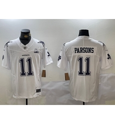 Men Dallas Cowboys 11 Micah Parsons 2024 White F U S E With Established In 1960 Patch Stitched Football Jersey Men Dallas Cowboys 11 Micah Parsons 2024 White F U S E With Established In 1960 Patch Stitched Football Jersey
