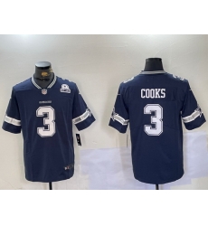 Men Dallas Cowboys 3 Brandin Cooks Navy Vapor Untouchable Limited Stitched Football Jersey 2 Men Dallas Cowboys 3 Brandin Cooks Navy Vapor Untouchable Limited Stitched Football Jersey 2