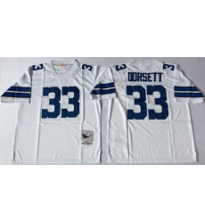 Men Dallas Cowboys 33 Tony Dorsett White M&N Throwback Jersey Men Dallas Cowboys 33 Tony Dorsett White M&N Throwback Jersey