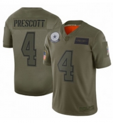 Men Dallas Cowboys 4 Dak Prescott Limited Camo 2019 Salute to Service Football Jersey Men Dallas Cowboys 4 Dak Prescott Limited Camo 2019 Salute to Service Football Jersey