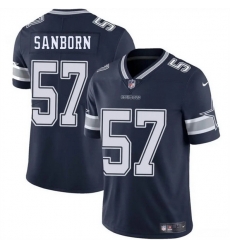 Men Dallas Cowboys 57 Jack Sanborn Navy Blue 2025 Vapor Untouchable Limited Stitched Football Jersey Men Dallas Cowboys 57 Jack Sanborn Navy Blue 2025 Vapor Untouchable Limited Stitched Football Jersey