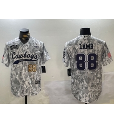 Men Dallas Cowboys 88 CeeDee Lamb 2024 Arctic Camo Salute To Service Stitched Baseball Jersey Men Dallas Cowboys 88 CeeDee Lamb 2024 Arctic Camo Salute To Service Stitched Baseball Jersey
