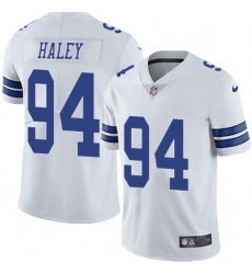 Men Nike Dallas Cowboys #94 Charles Harley White Vapor Limited Stitched NFL Jersey Men Nike Dallas Cowboys #94 Charles Harley White Vapor Limited Stitched NFL Jersey