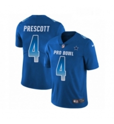 Mens Dallas Cowboys 4 Dak Prescott Limited Royal Blue NFC 2019 Pro Bowl Football Jersey Mens Dallas Cowboys 4 Dak Prescott Limited Royal Blue NFC 2019 Pro Bowl Football Jersey