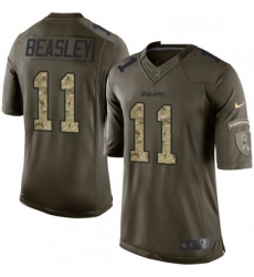 Mens Nike Dallas Cowboys 11 Cole Beasley Limited Green Salute to Service NFL Jersey Mens Nike Dallas Cowboys 11 Cole Beasley Limited Green Salute to Service NFL Jersey