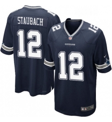 Mens Nike Dallas Cowboys 12 Roger Staubach Game Navy Blue Team Color NFL Jersey Mens Nike Dallas Cowboys 12 Roger Staubach Game Navy Blue Team Color NFL Jersey