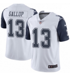 Mens Nike Dallas Cowboys 13 Michael Gallup Limited White Rush Vapor Untouchable NFL Jersey Mens Nike Dallas Cowboys 13 Michael Gallup Limited White Rush Vapor Untouchable NFL Jersey