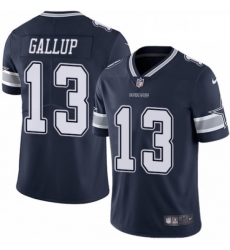 Mens Nike Dallas Cowboys 13 Michael Gallup Navy Blue Team Color Vapor Untouchable Limited Player NFL Jersey Mens Nike Dallas Cowboys 13 Michael Gallup Navy Blue Team Color Vapor Untouchable Limited Player NFL Jersey
