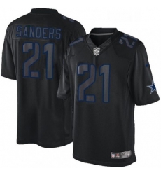 Mens Nike Dallas Cowboys 21 Deion Sanders Limited Black Impact NFL Jersey Mens Nike Dallas Cowboys 21 Deion Sanders Limited Black Impact NFL Jersey