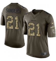 Mens Nike Dallas Cowboys 21 Deion Sanders Limited Green Salute to Service NFL Jersey Mens Nike Dallas Cowboys 21 Deion Sanders Limited Green Salute to Service NFL Jersey