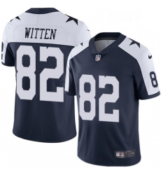 Mens Nike Dallas Cowboys 82 Jason Witten Navy Blue Throwback Alternate Vapor Untouchable Limited Player NFL Jersey Mens Nike Dallas Cowboys 82 Jason Witten Navy Blue Throwback Alternate Vapor Untouchable Limited Player NFL Jersey