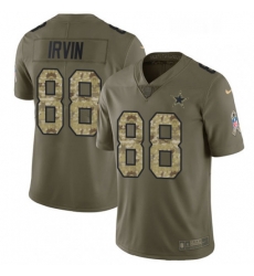 Mens Nike Dallas Cowboys 88 Michael Irvin Limited OliveCamo 2017 Salute to Service NFL Jersey Mens Nike Dallas Cowboys 88 Michael Irvin Limited OliveCamo 2017 Salute to Service NFL Jersey