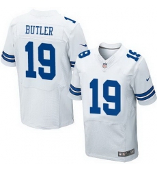 Nike Cowboys #19 Brice Butler White Mens Stitched NFL Elite Jersey Nike Cowboys #19 Brice Butler White Mens Stitched NFL Elite Jersey