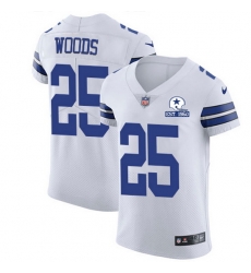 Nike Cowboys 25 Xavier Woods White Men Stitched With Established In 1960 Patch NFL New Elite Jersey Nike Cowboys 25 Xavier Woods White Men Stitched With Established In 1960 Patch NFL New Elite Jersey