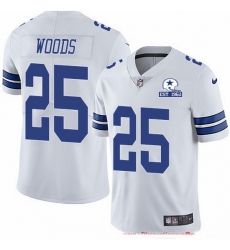 Nike Cowboys 25 Xavier Woods White Men Stitched With Established In 1960 Patch NFL Vapor Untouchable Limited Jersey Nike Cowboys 25 Xavier Woods White Men Stitched With Established In 1960 Patch NFL Vapor Untouchable Limited Jersey