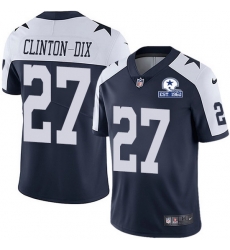 Nike Cowboys 27 Ha Ha Clinton Dix Navy Blue Thanksgiving Men Stitched With Established In 1960 Patch NFL Vapor Untouchable Limited Throwback Jersey Nike Cowboys 27 Ha Ha Clinton Dix Navy Blue Thanksgiving Men Stitched With Established In 1960 Patch NFL Vapor Untouchable Limited Throwback Jersey