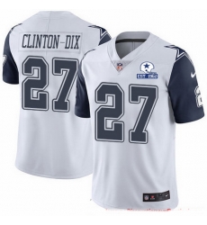 Nike Cowboys 27 Ha Ha Clinton Dix White Men Stitched With Established In 1960 Patch NFL Limited Rush Jersey Nike Cowboys 27 Ha Ha Clinton Dix White Men Stitched With Established In 1960 Patch NFL Limited Rush Jersey