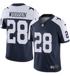 Nike Cowboys #28 Darren Woodson Navy Blue Thanksgiving Mens Stitched NFL Vapor Untouchable Limited Throwback Jersey Nike Cowboys #28 Darren Woodson Navy Blue Thanksgiving Mens Stitched NFL Vapor Untouchable Limited Throwback Jersey