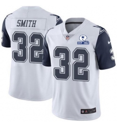 Nike Cowboys 32 Saivion Smith White Men Stitched With Established In 1960 Patch NFL Limited Rush Jersey Nike Cowboys 32 Saivion Smith White Men Stitched With Established In 1960 Patch NFL Limited Rush Jersey