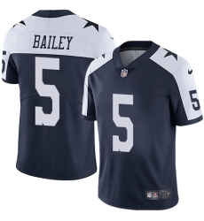 Nike Cowboys #5 Dan Bailey Navy Blue Thanksgiving Mens Stitched NFL Vapor Untouchable Limited Throwback Jersey Nike Cowboys #5 Dan Bailey Navy Blue Thanksgiving Mens Stitched NFL Vapor Untouchable Limited Throwback Jersey