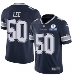 Nike Cowboys 50 Sean Lee Navy Blue Team Color Men Stitched With Established In 1960 Patch NFL Vapor Untouchable Limited Jersey Nike Cowboys 50 Sean Lee Navy Blue Team Color Men Stitched With Established In 1960 Patch NFL Vapor Untouchable Limited Jersey