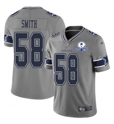 Nike Cowboys 58 Aldon Smith Gray Men Stitched With Established In 1960 Patch NFL Limited Inverted Legend Jersey Nike Cowboys 58 Aldon Smith Gray Men Stitched With Established In 1960 Patch NFL Limited Inverted Legend Jersey