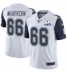 Nike Cowboys 66 Connor McGovern White Men Stitched With Established In 1960 Patch NFL Limited Rush Jersey Nike Cowboys 66 Connor McGovern White Men Stitched With Established In 1960 Patch NFL Limited Rush Jersey