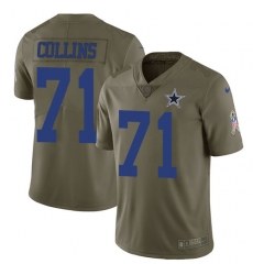 Nike Cowboys #71 La el Collins Olive Mens Stitched NFL Limited 2017 Salute To Service Jersey Nike Cowboys #71 La el Collins Olive Mens Stitched NFL Limited 2017 Salute To Service Jersey