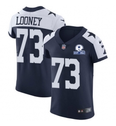 Nike Cowboys 73 Joe Looney Navy Blue Thanksgiving Men Stitched With Established In 1960 Patch NFL Vapor Untouchable Throwback Elite Jersey Nike Cowboys 73 Joe Looney Navy Blue Thanksgiving Men Stitched With Established In 1960 Patch NFL Vapor Untouchable Throwback Elite Jersey