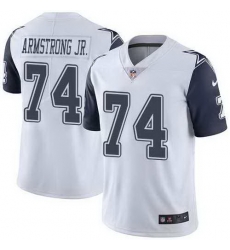 Nike Cowboys 74 Dorance Armstrong Jr White Color Rush Limited Jersey Nike Cowboys 74 Dorance Armstrong Jr White Color Rush Limited Jersey