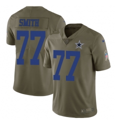 Nike Cowboys #77 Tyron Smith Olive Mens Stitched NFL Limited 2017 Salute To Service Jersey Nike Cowboys #77 Tyron Smith Olive Mens Stitched NFL Limited 2017 Salute To Service Jersey