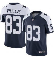 Nike Cowboys #83 Terrance Williams Navy Blue Thanksgiving Mens Stitched NFL Vapor Untouchable Limited Throwback Jersey Nike Cowboys #83 Terrance Williams Navy Blue Thanksgiving Mens Stitched NFL Vapor Untouchable Limited Throwback Jersey