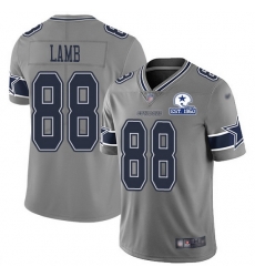 Nike Cowboys 88 CeeDee Lamb Gray Men Stitched With Established In 1960 Patch NFL Limited Inverted Legend Jersey Nike Cowboys 88 CeeDee Lamb Gray Men Stitched With Established In 1960 Patch NFL Limited Inverted Legend Jersey