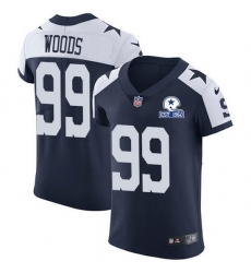 Nike Cowboys 99 Antwaun Woods Navy Blue Thanksgiving Men Stitched With Established In 1960 Patch NFL Vapor Untouchable Throwback Elite Jersey Nike Cowboys 99 Antwaun Woods Navy Blue Thanksgiving Men Stitched With Established In 1960 Patch NFL Vapor Untouchable Throwback Elite Jersey