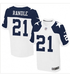 Nike Dallas Cowboys #21 Joseph Randle White Thanksgiving Throwback Mens Stitched NFL Elite Jersey Nike Dallas Cowboys #21 Joseph Randle White Thanksgiving Throwback Mens Stitched NFL Elite Jersey
