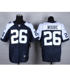 Nike Dallas Cowboys 26 Sterling Moore blue Elite thankgivings NFL Jersey Nike Dallas Cowboys 26 Sterling Moore blue Elite thankgivings NFL Jersey