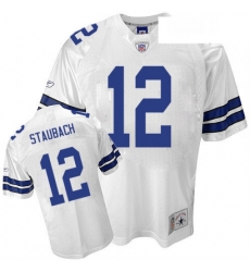 Reebok Dallas Cowboys 12 Roger Staubach Replica White Legend Throwback NFL Jersey Reebok Dallas Cowboys 12 Roger Staubach Replica White Legend Throwback NFL Jersey