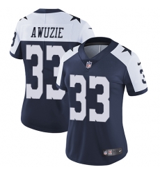 Nike Cowboys #33 Chidobe Awuzie Navy Blue Thanksgiving Womens Stitched NFL Vapor Untouchable Limited Throwback Jersey Nike Cowboys #33 Chidobe Awuzie Navy Blue Thanksgiving Womens Stitched NFL Vapor Untouchable Limited Throwback Jersey