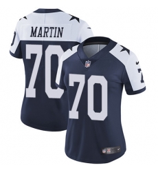 Nike Cowboys #70 Zack Martin Navy Blue Thanksgiving Womens Stitched NFL Vapor Untouchable Limited Throwback Jersey Nike Cowboys #70 Zack Martin Navy Blue Thanksgiving Womens Stitched NFL Vapor Untouchable Limited Throwback Jersey