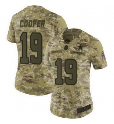 Women Dallas Cowboys 19 Amari Cooper Camo Limited 2018 Salute to Service Jersey Women Dallas Cowboys 19 Amari Cooper Camo Limited 2018 Salute to Service Jersey