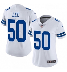 Womens Nike Dallas Cowboys 50 Sean Lee Elite White NFL Jersey Womens Nike Dallas Cowboys 50 Sean Lee Elite White NFL Jersey