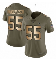 Womens Nike Dallas Cowboys 55 Leighton Vander Esch Limited OliveGold 2017 Salute to Service NFL Jersey Womens Nike Dallas Cowboys 55 Leighton Vander Esch Limited OliveGold 2017 Salute to Service NFL Jersey
