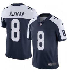 Youth Nike Dallas Cowboys 8 Troy Aikman Navy Blue Throwback Alternate Vapor Untouchable Limited Player NFL Jersey Youth Nike Dallas Cowboys 8 Troy Aikman Navy Blue Throwback Alternate Vapor Untouchable Limited Player NFL Jersey